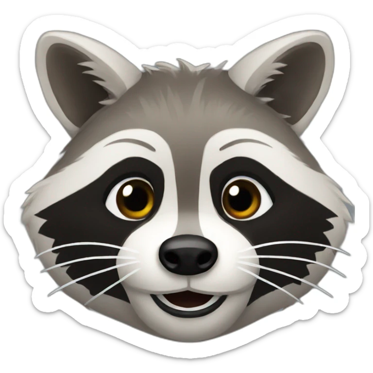 Raccoon sticker