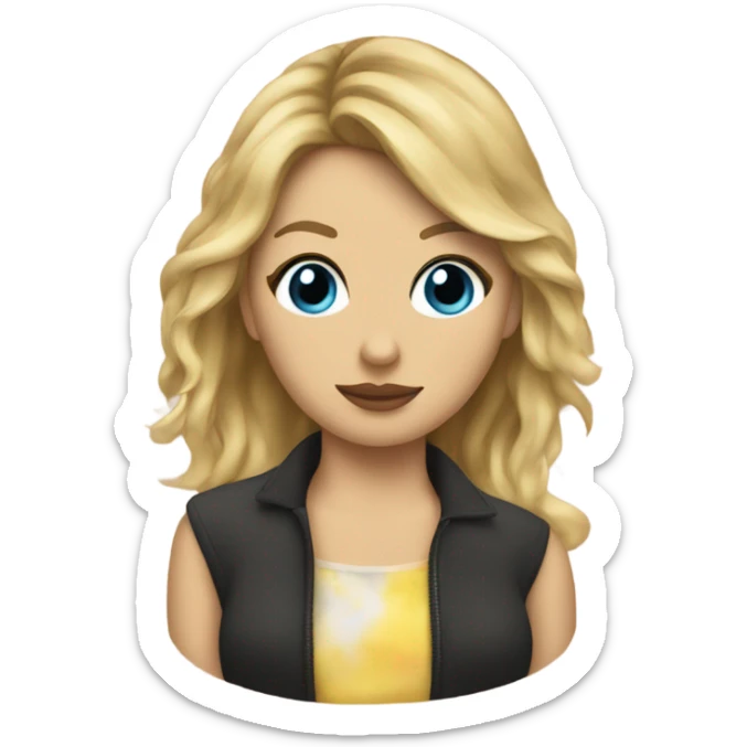 Emoji inspired by the song lyrics of Seven by Taylor Swift sticker