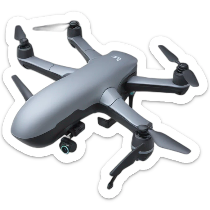 Drone crash sticker