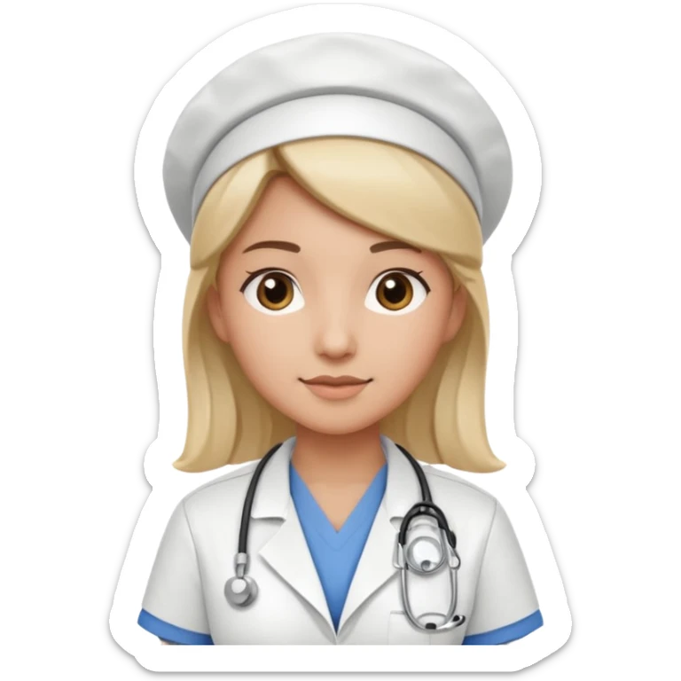 Enfermera sticker