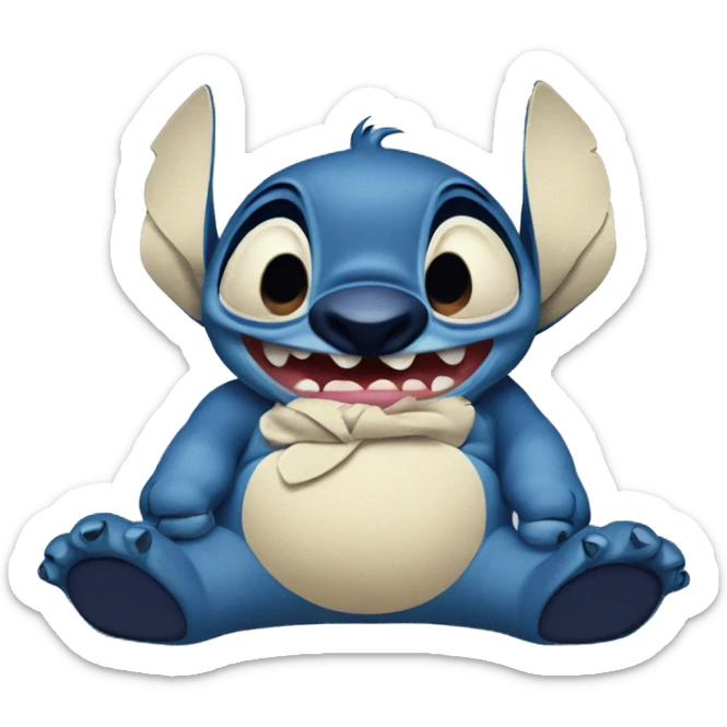 Stitch from lilo and stitch sticker