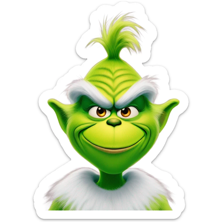 The grinch sticker