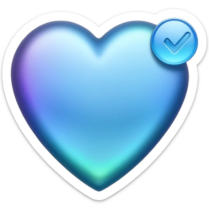 Blauer hacken sticker