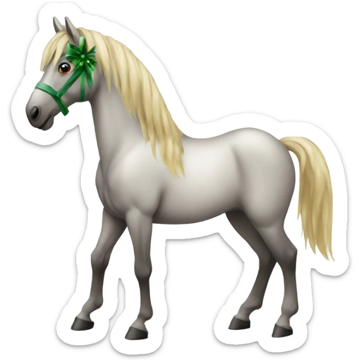 Christmas horse  sticker