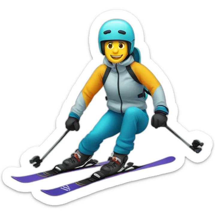 Ski sticker