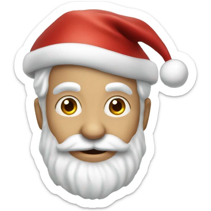 Santa claus magician sticker