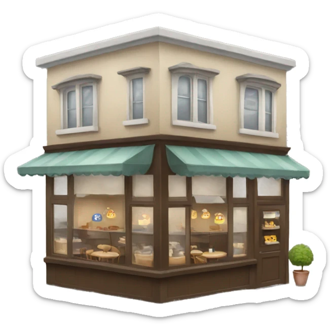 Cafe sticker