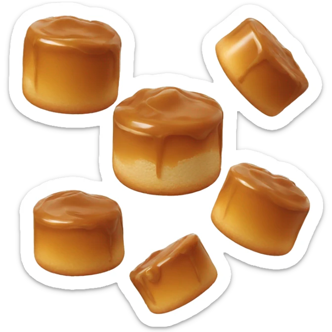 Caramel sticker