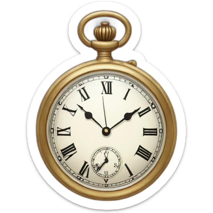 pocket watch sticker