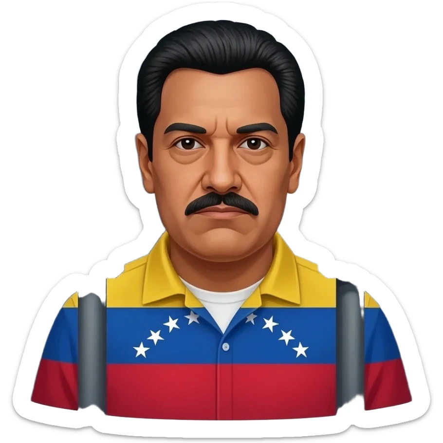 Maduro is behind bars sticker