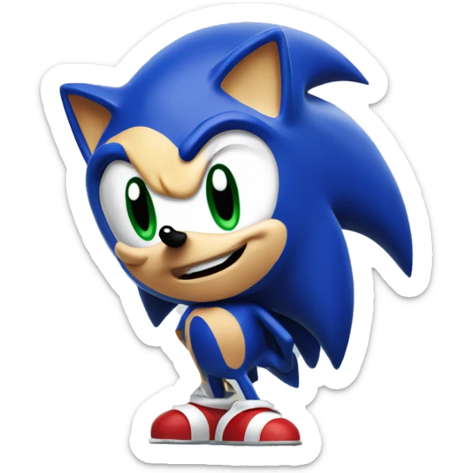 Sonic The Hedgehog sticker