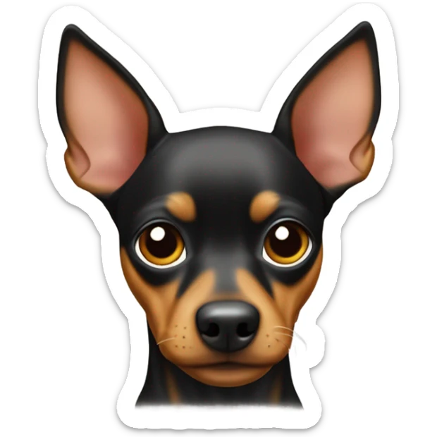 combine my island minpin dog emoji with an island location ￼ sticker