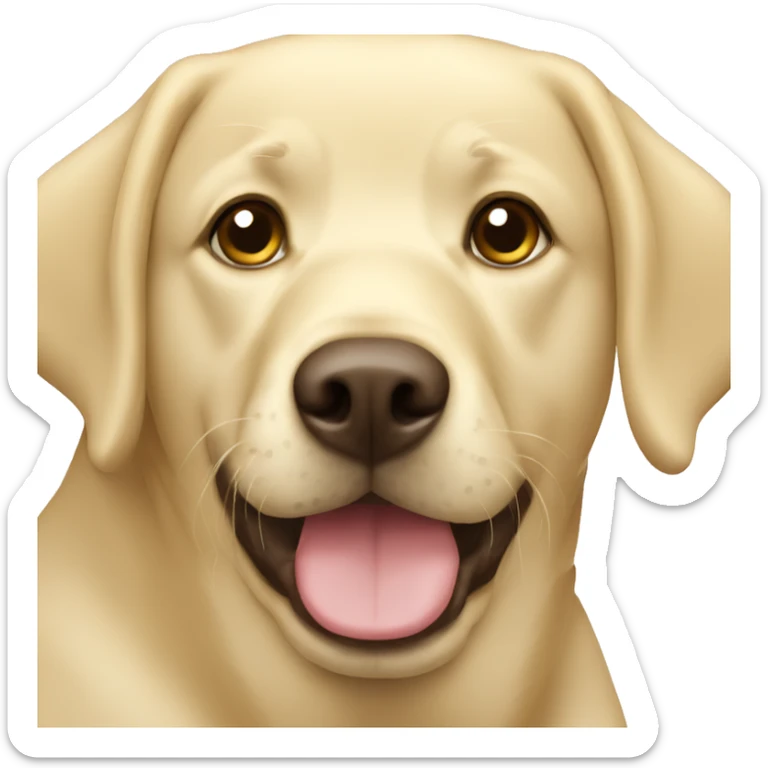 Blond Labrador  sticker