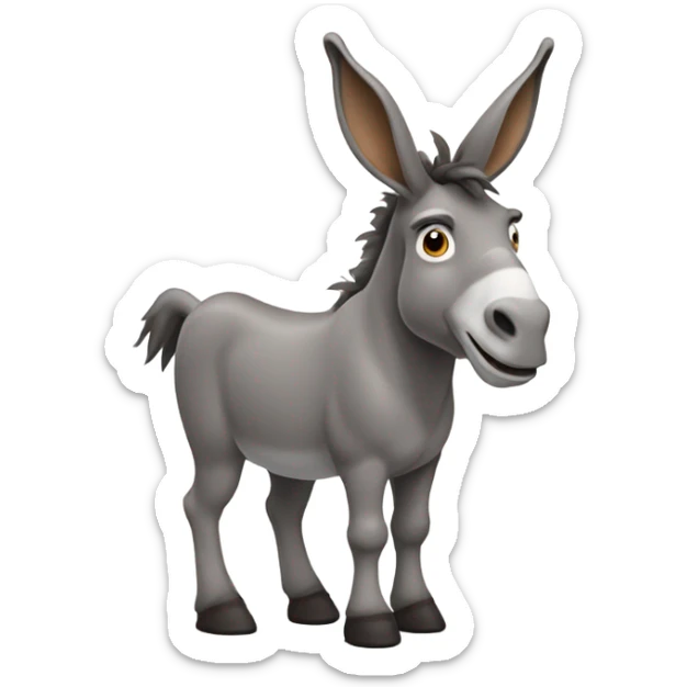 Donkey sticker
