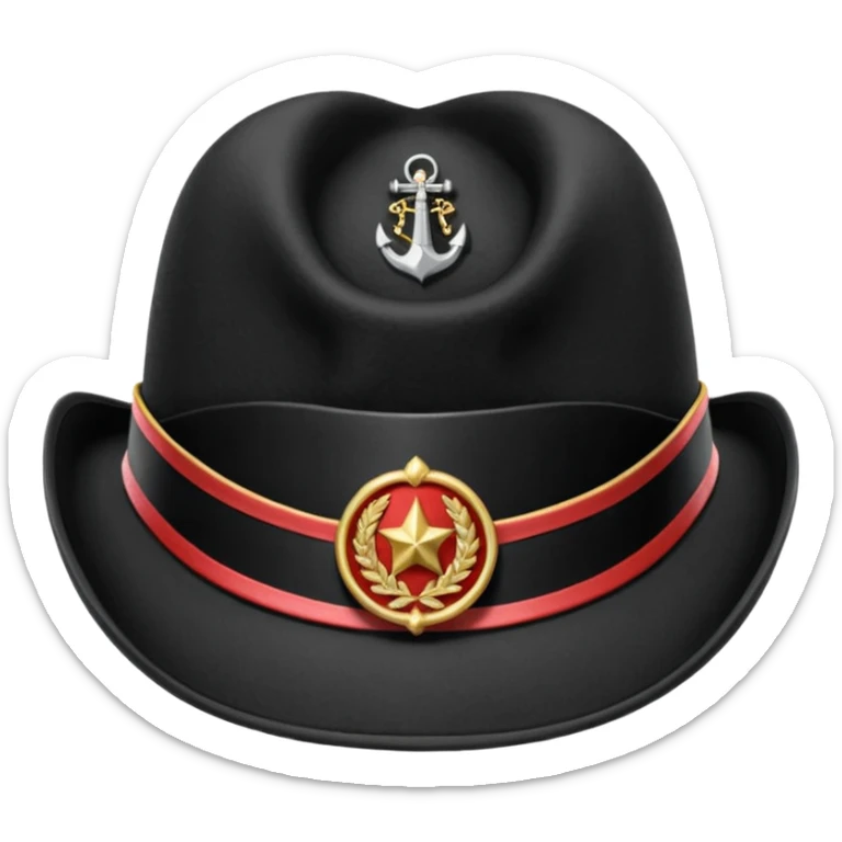 Napoleons  bicorne hat sticker