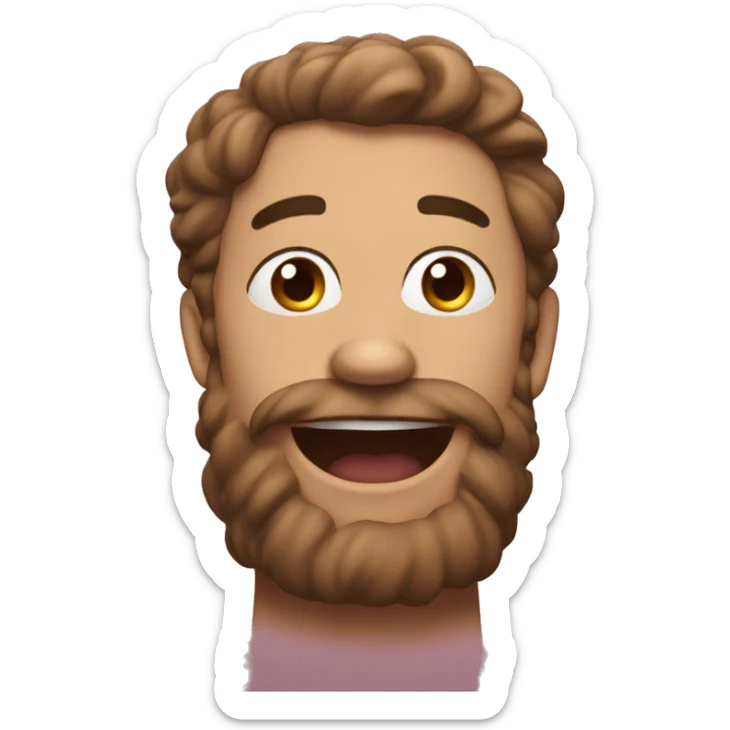 A very passionate emoji, but very, very, very, very passionate and emotional about being in love. sticker