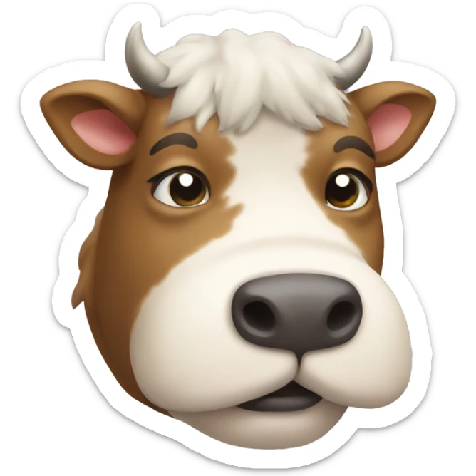 chow cow sticker