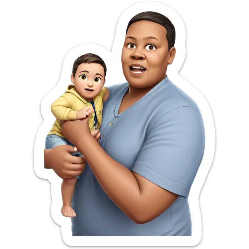 boys in casual outfits sticker