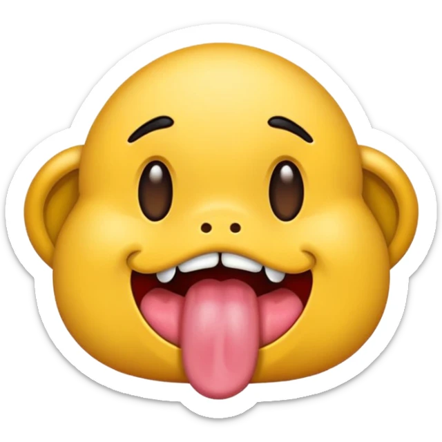 Tung Tung, Tongue sticker