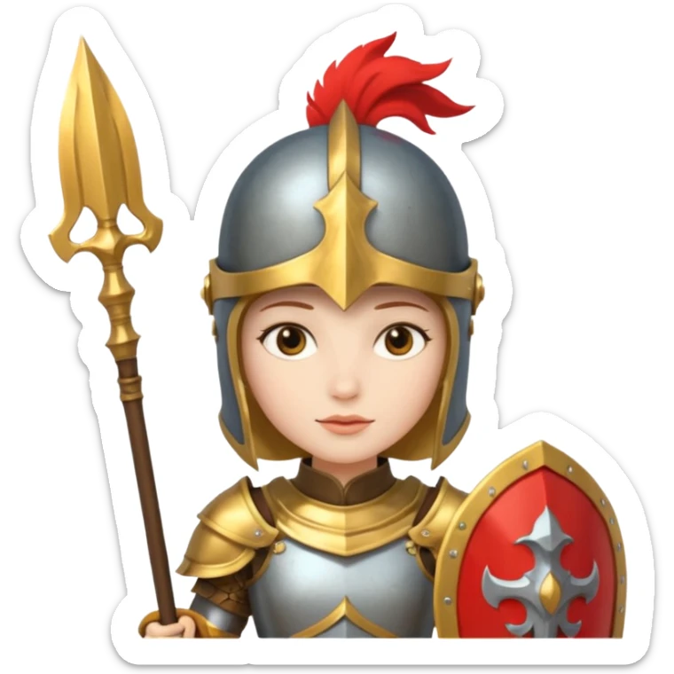 Minerva is the Roman goddess of wisdom, strategic warfare, commerce, and the arts, and is considered one of the most important Roman deities alongside Jupiter and Juno, forming the Capitoline Triad. sticker