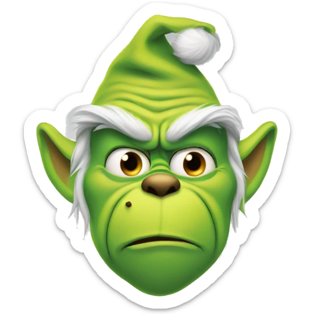 Grinch sticker