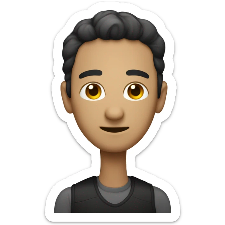 Crea un emoji de una silueta de una persona con un símbolo de prohibido delante o al rededor de este sticker