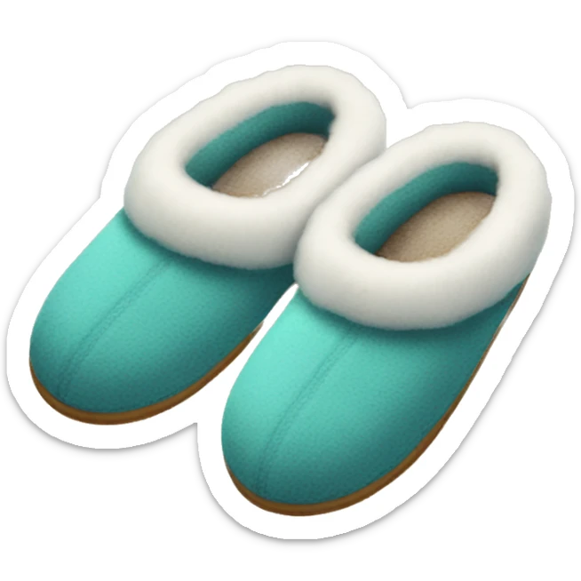 cozy slippers sticker