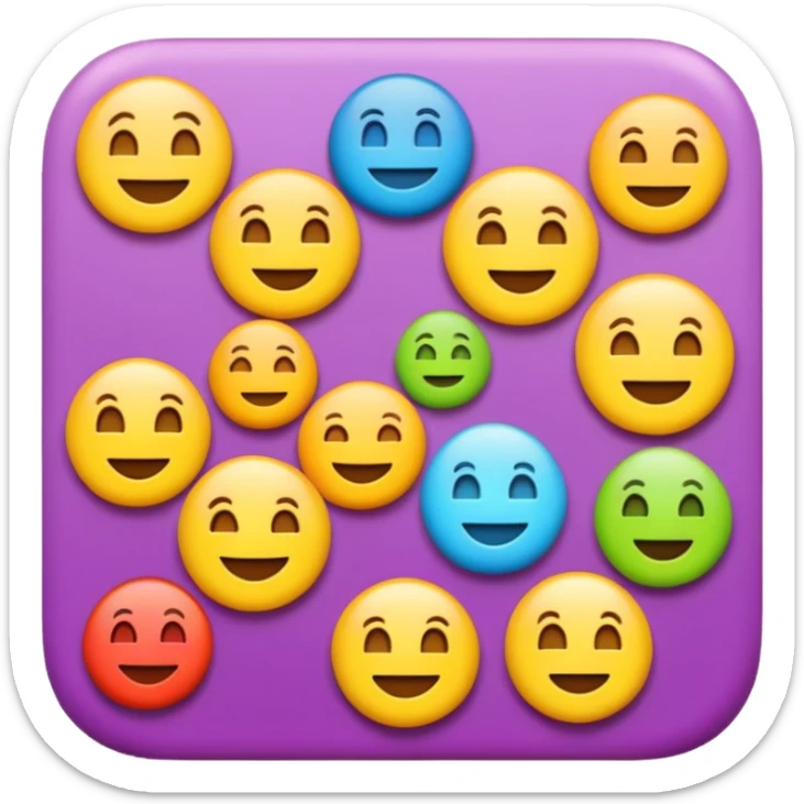 the word BLOG in bright colors, traditional emoji style, bold rounded letters, transparent background sticker