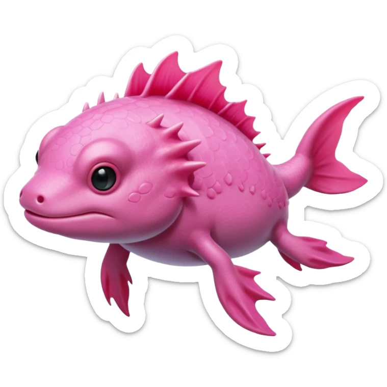 Axolotl sticker