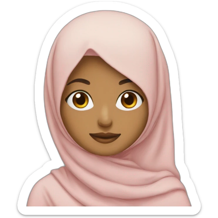 Hijab girl sticker