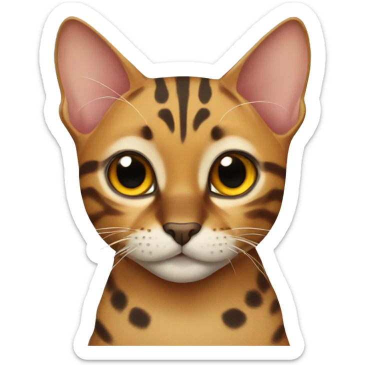 bengal cat  sticker