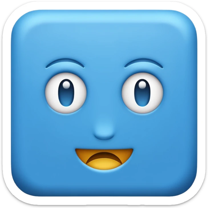 emoji q te pongo en lo q escribo has lo azul cuadrado ✅️ sticker