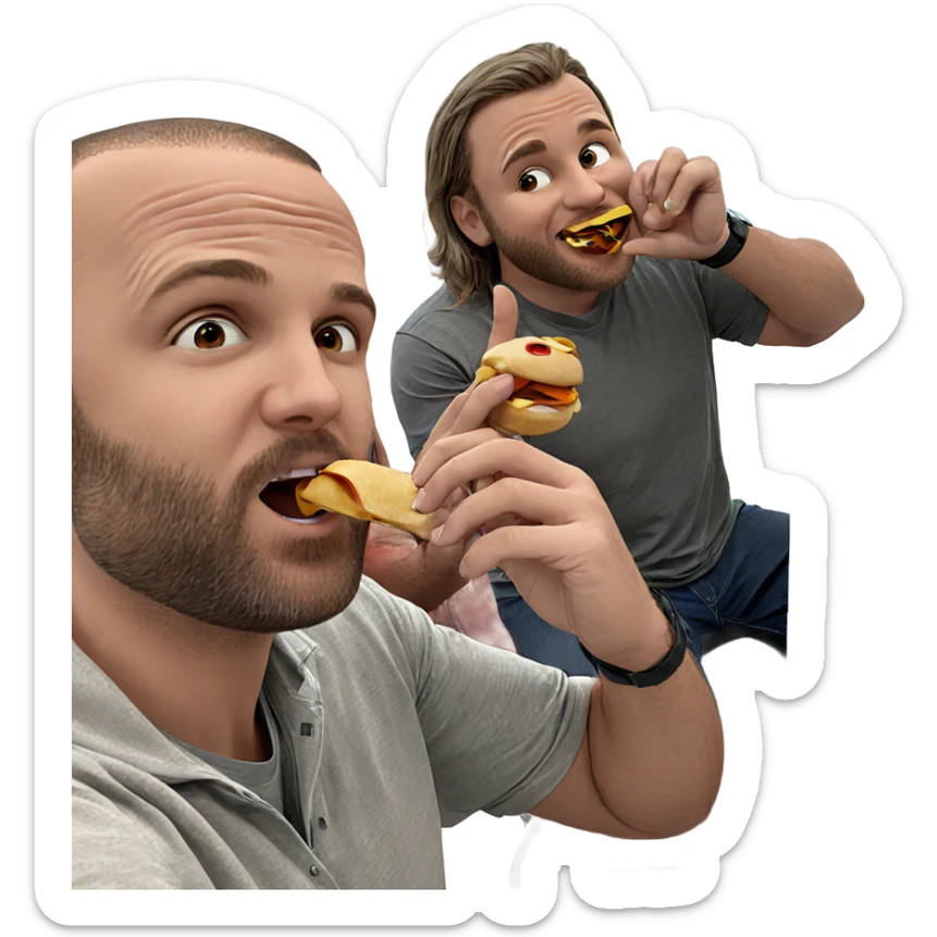 happy meal indoors together sticker