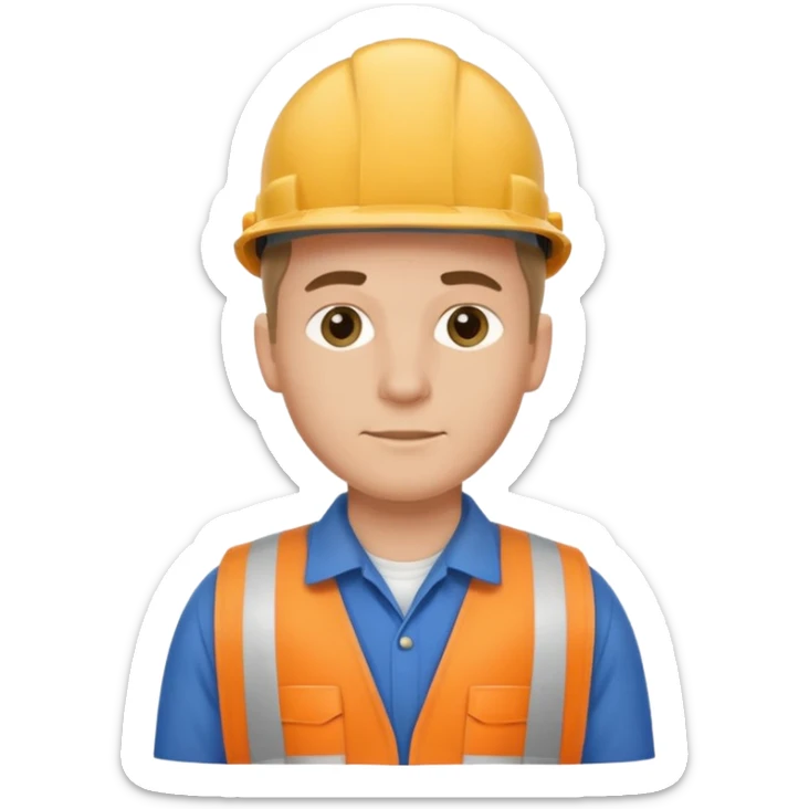 customer. 1 person only white male with shoulder normal person cloths. adult. pipeline technician sticker