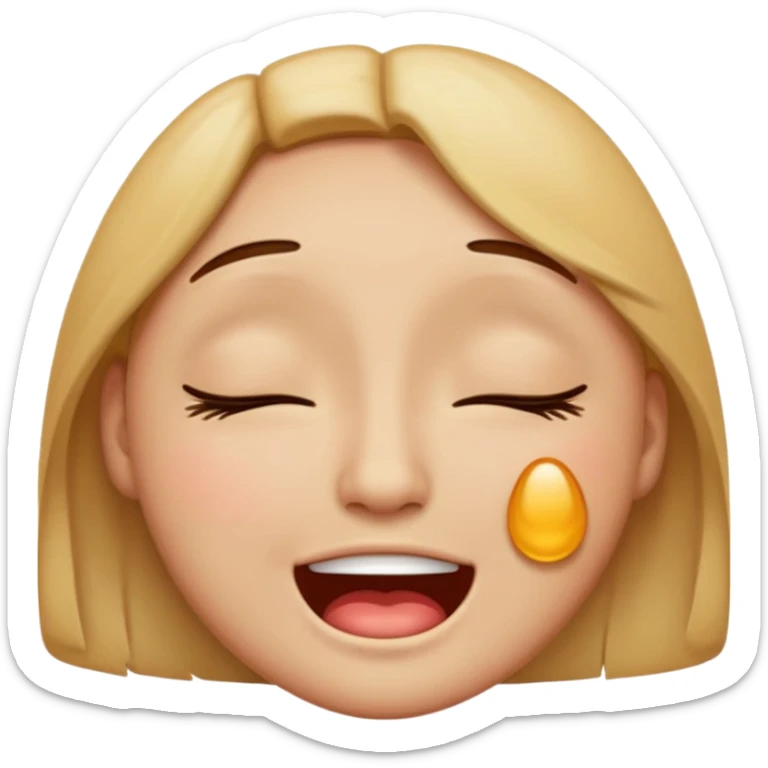 mix of these two 🥺☺️ but make it classic emoji and without hearts and a little bit sad but still smile sticker