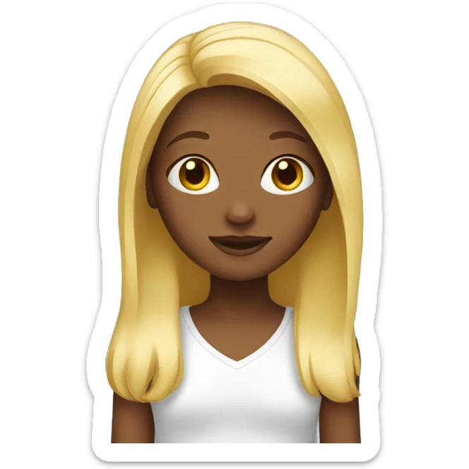 Blond girl  sticker