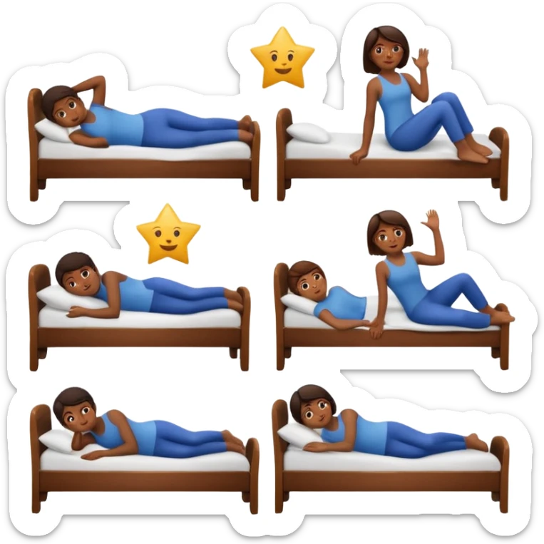 craeate me a series of emojis for those excersises:

Nose
Sit
Lay down
Spin
Focus
Drop
Walk next to me sticker
