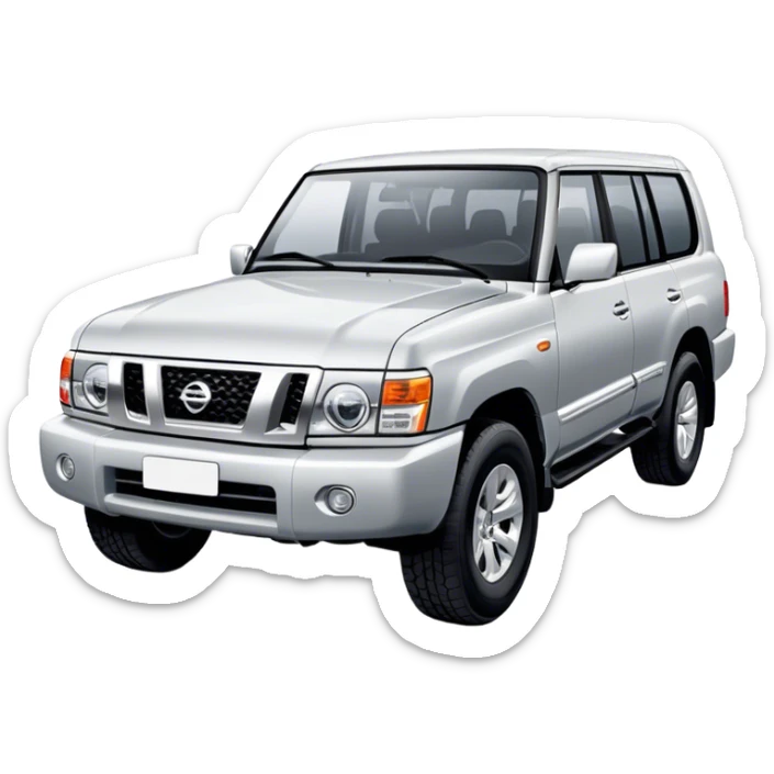 Nissan Patrol - Nissan (Model Year: 2022) (Iconic colour: Silver) sticker