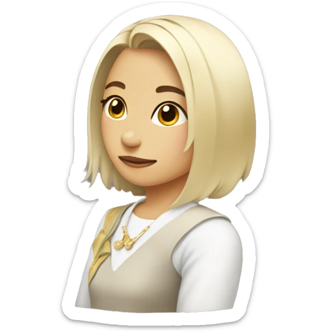 Cockatiel girl  sticker