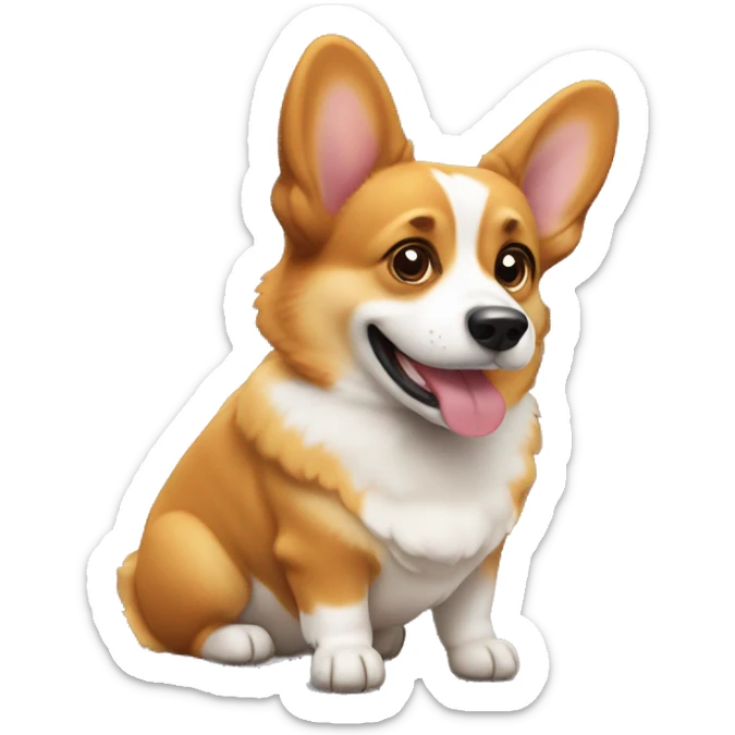 Corgi dog  sticker