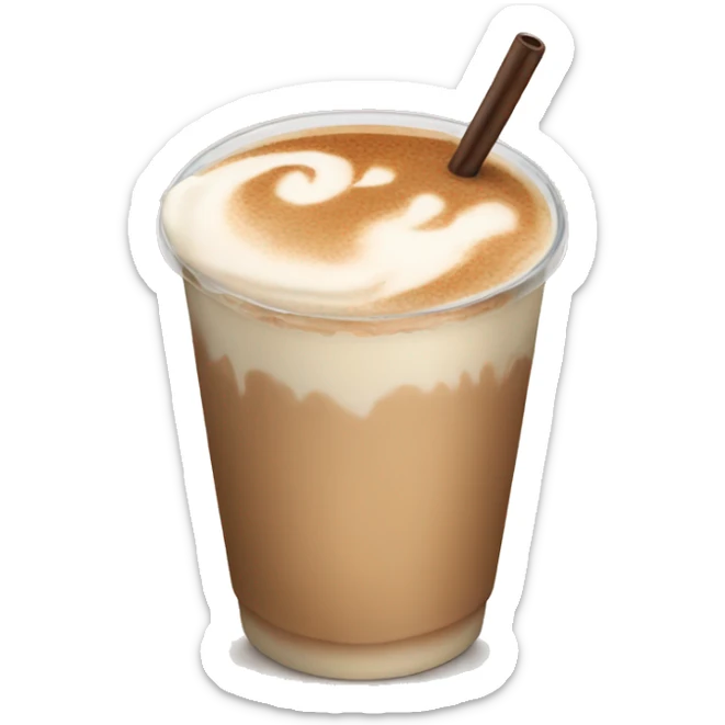 ice latte sticker
