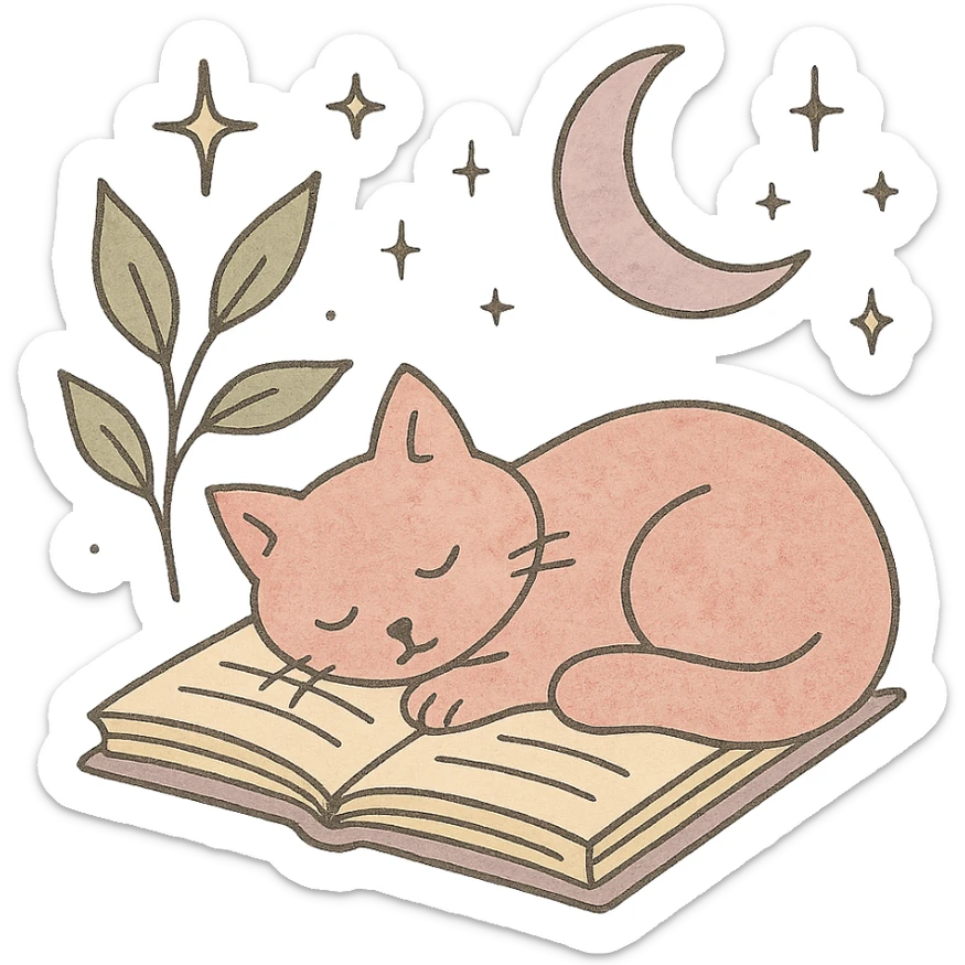 A gentle, poetic digital illustration in the style of “Jardim da Ju”. The scene blends nature, cosmos and tenderness — hand-drawn lines, soft textures, and muted pastel tones (sage green, lilac, rose, cream). Elements like leaves, stars, cats, books, and celestial details coexist naturally. The mood is magical yet grounded, evoking sensitivity, reflection, and quiet intelligence. The lighting is warm and dreamy, with delicate sparkles and organic shapes. Artistic style: watercolor + fine line art, minimal, elegant, emotional and intimate.


(use conforme a IA utilizada)

Mood: magical realism, soft light, emotional, feminine, intellectual

Style keywords: watercolor, fine ink lines, pastel tones, digital illustration, cozy, slow aesthetic, minimal poetic composition

Colors: #9BA48A (verde sálvia), #E6B7B1 (rosa suave), #D0C3CC (lavanda névoa), #F6F1E7 (papel de chá), #2D2D2F (grafite noturno)

Objects recorrentes: folhas, flores, livros, chá, gatos, estrelas, constelações, velas, mãos, janelas abertas, estufas, estantes, sementes, instrumentos musicais

Emoção central: sensibilidade lúcida — calma, introspectiva e real sticker