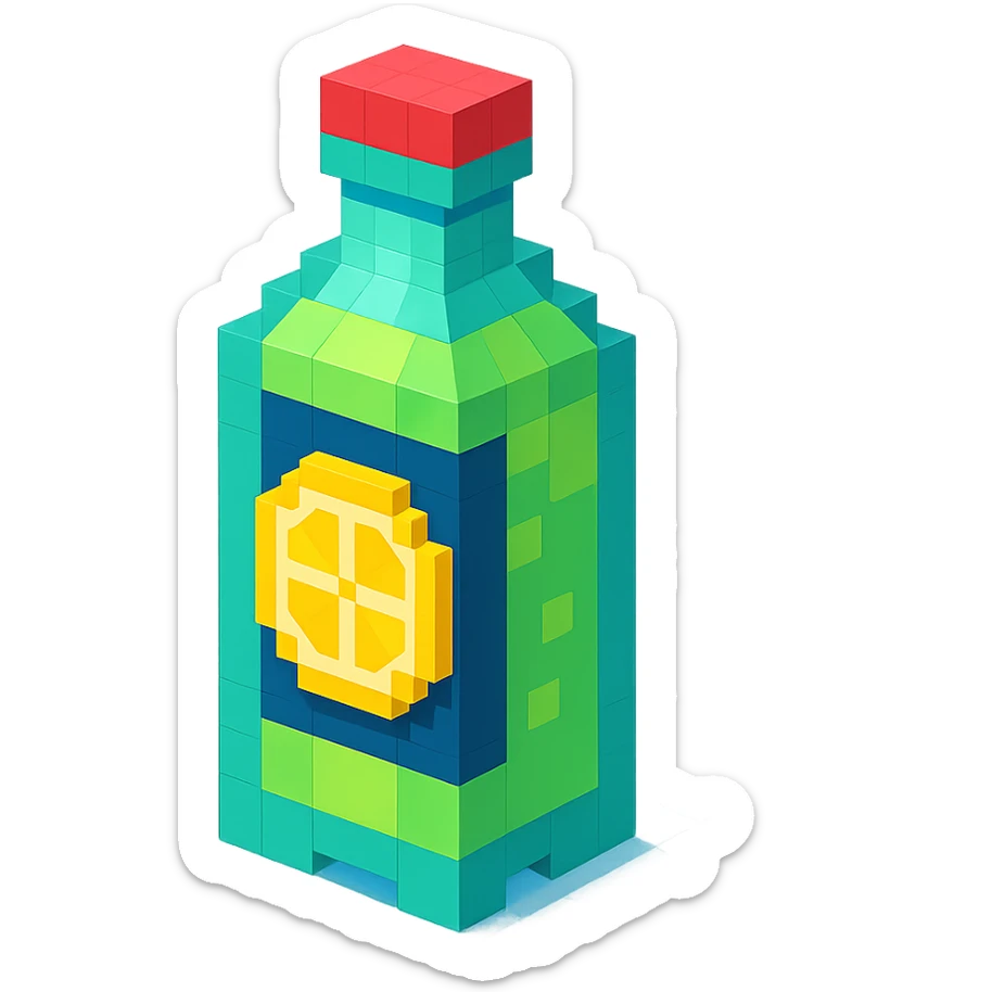 Borjomi lemonade sticker