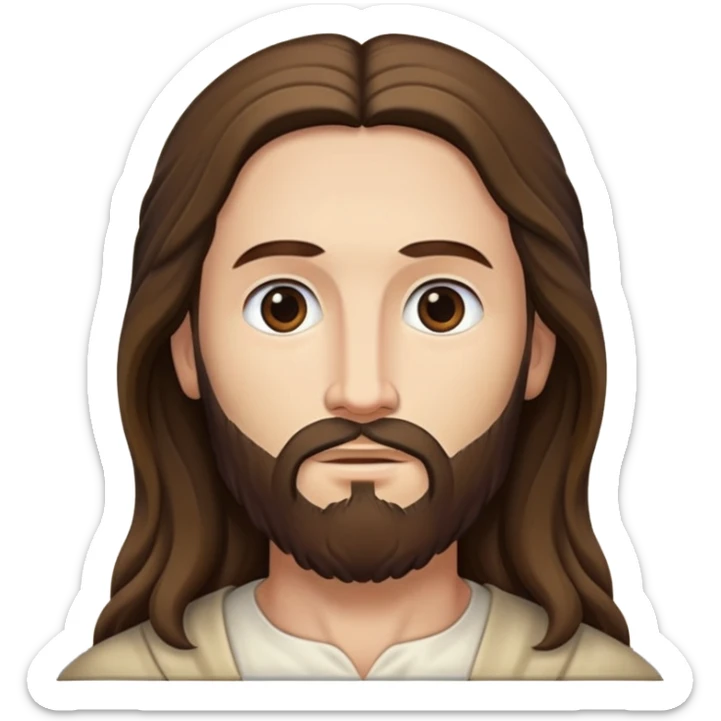 an expensive framed picture of the savior of the world (jesus christ) sticker