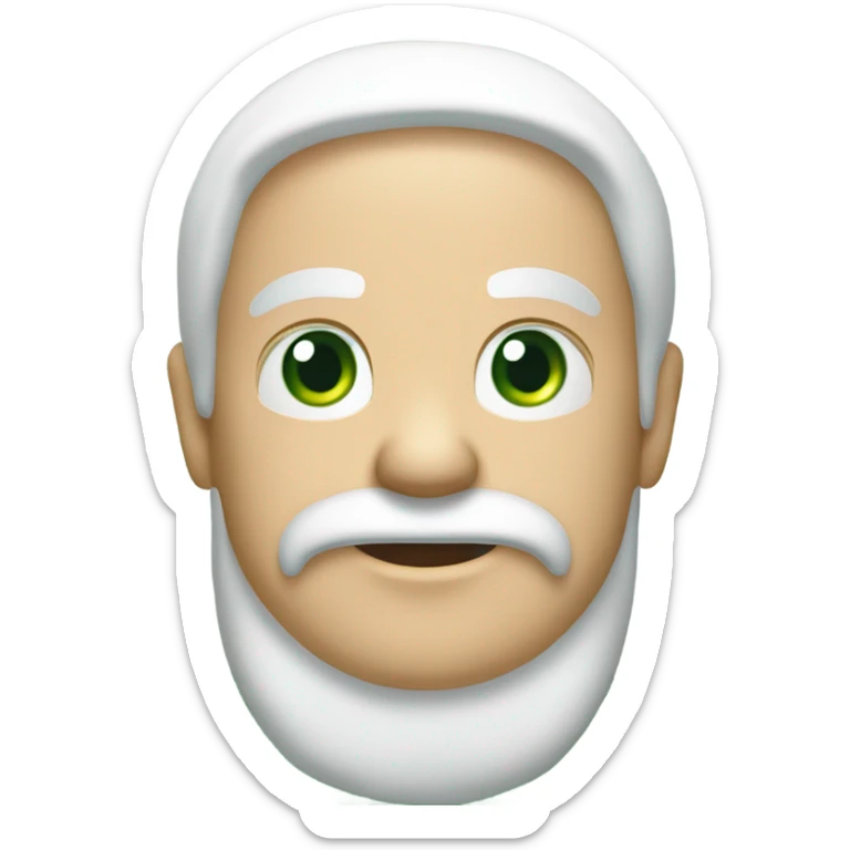 Santa wearing green t-shirt. The t-shirt the letters ‘Greenwich Health’ written in white letters  sticker