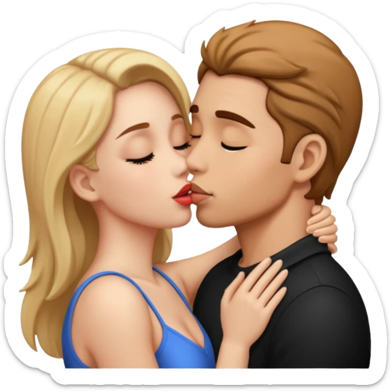 Kissing  sticker