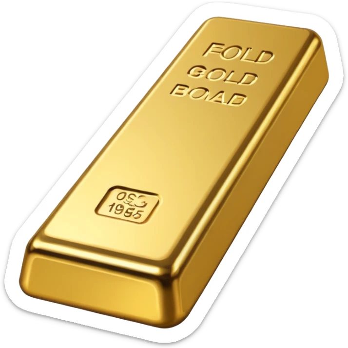 Gold bar sticker