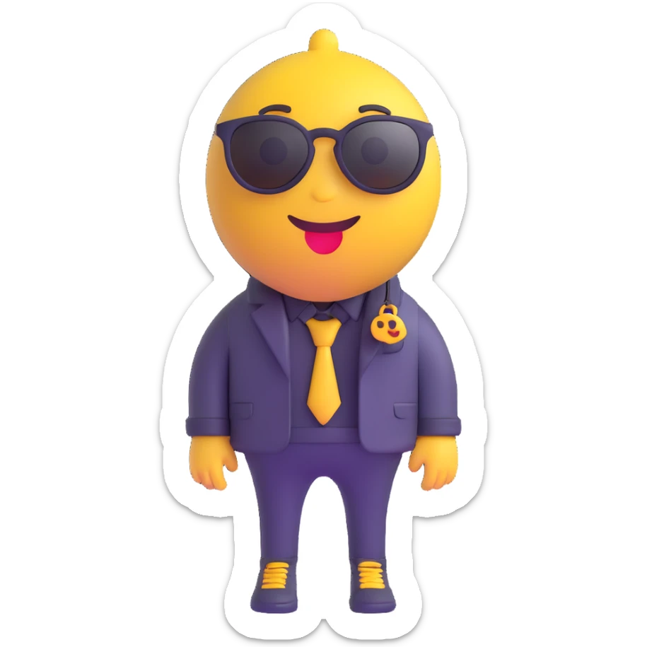 fashion emoji, stylish clothing, accessories, trendy look sticker