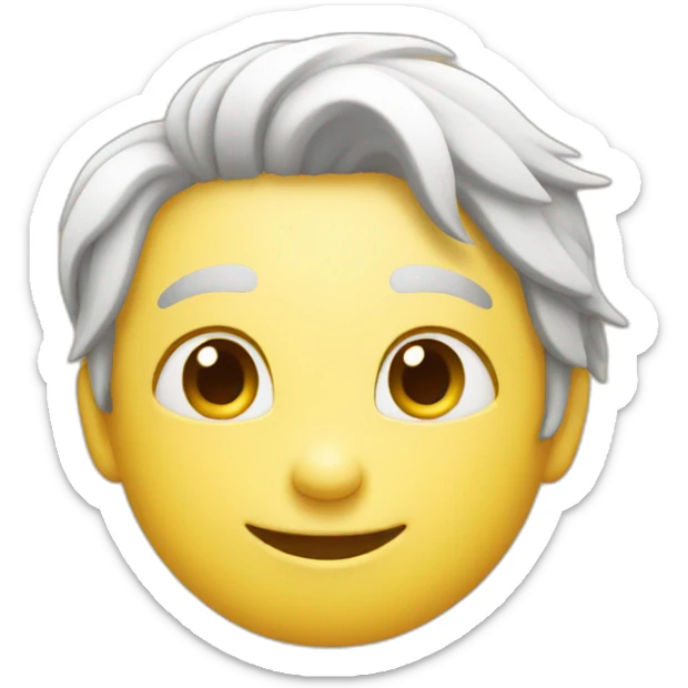 happy and heart sticker