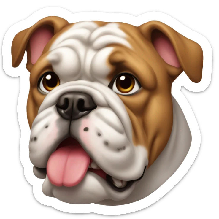 Bulldog sticker